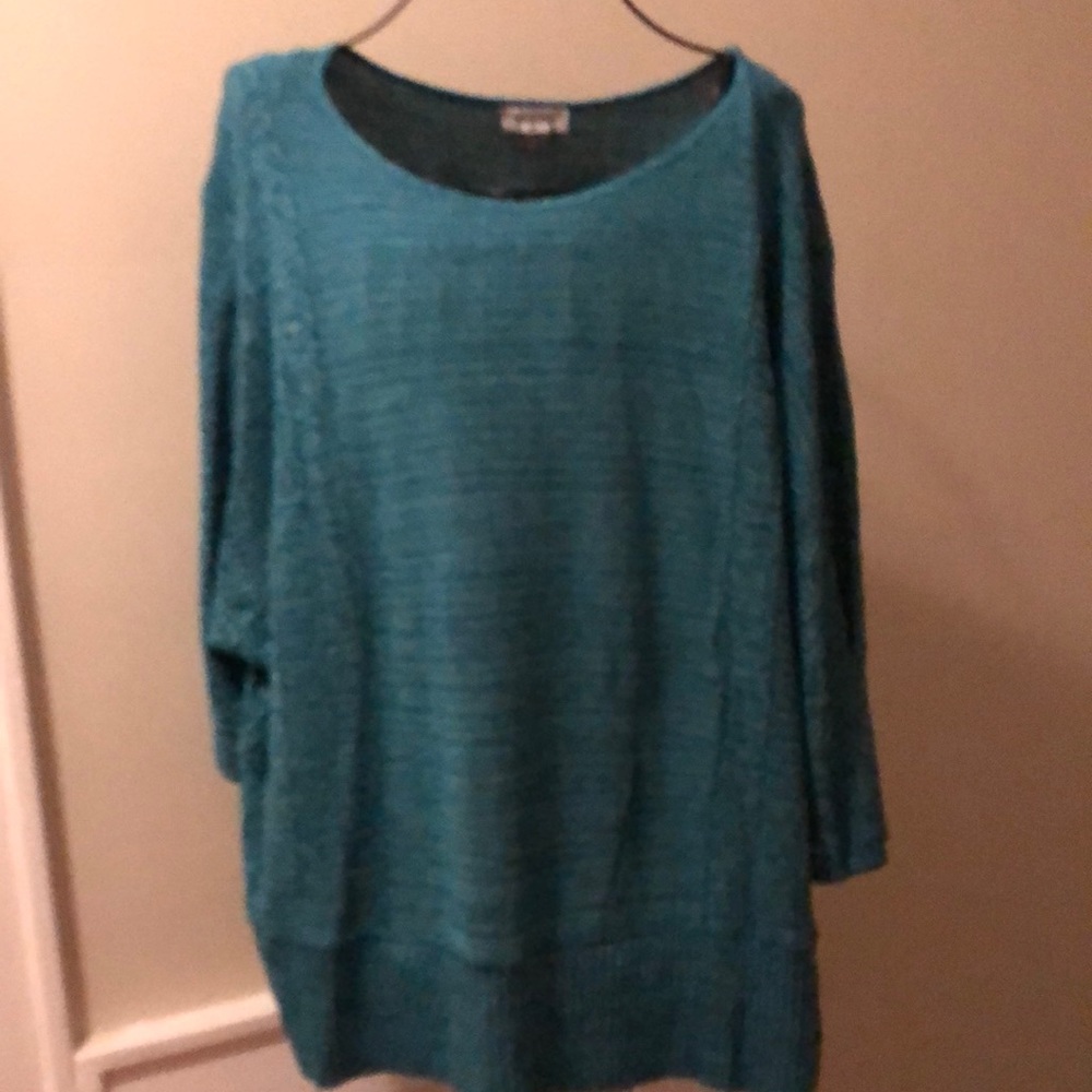 Avenue Pretty Bluegreen Sweater